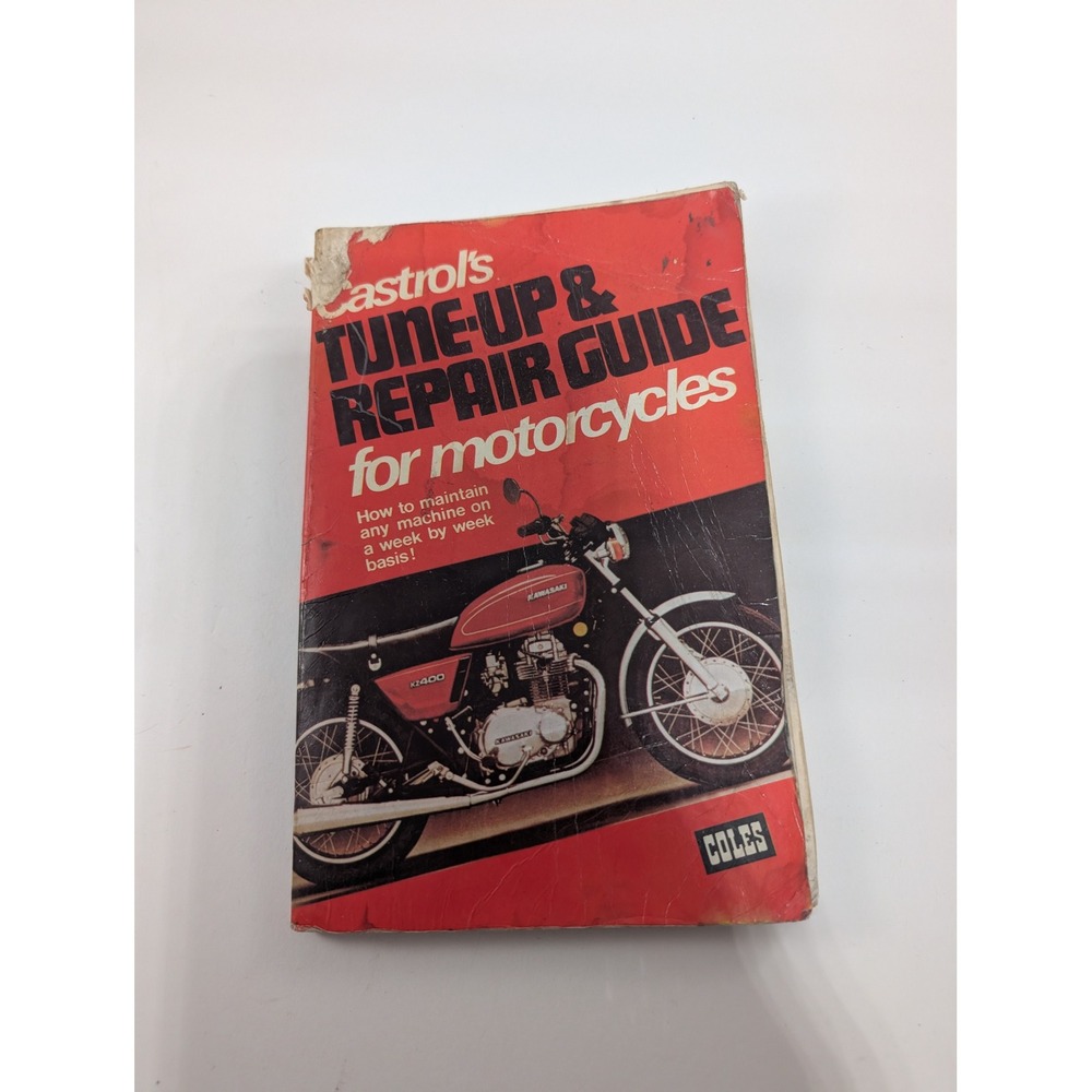 Vintage Castrol's Tune-Up & Repair Guide for Motorcycles Coles Manual